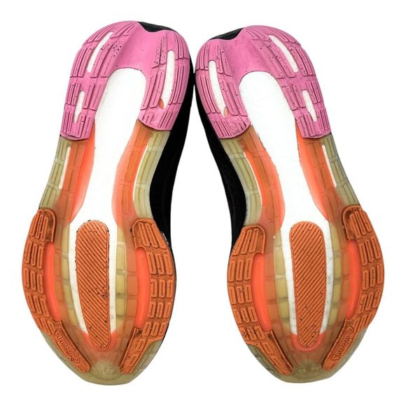 NIB Adidas Womens 9.5 Ultraboost Light Shoes Black/White Tint/Beam Pink HQ8599 - Picture 11 of 12